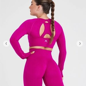 Oner Active long sleeve, open back exercise top